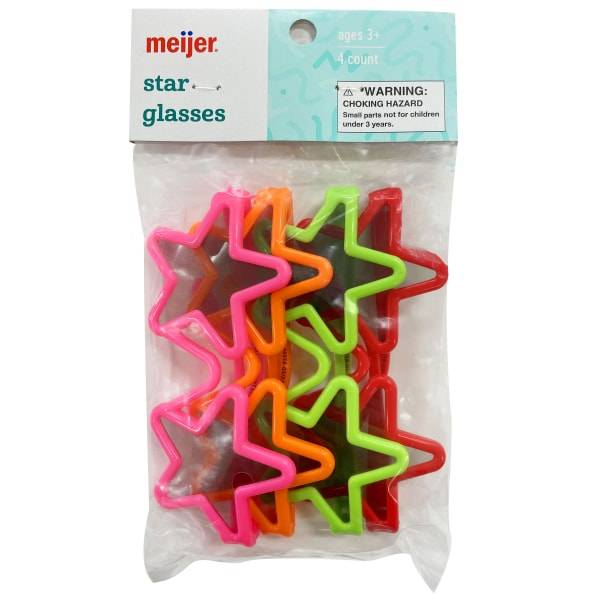 Meijer Star Glasses (4 ct)