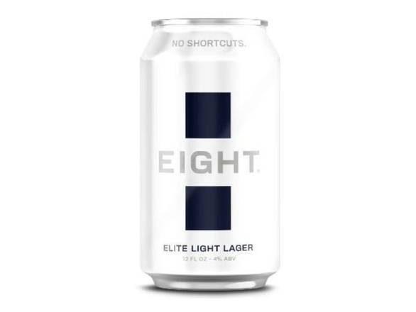 Eight Elite Light Lager Beer (12 ct, 12 fl oz)