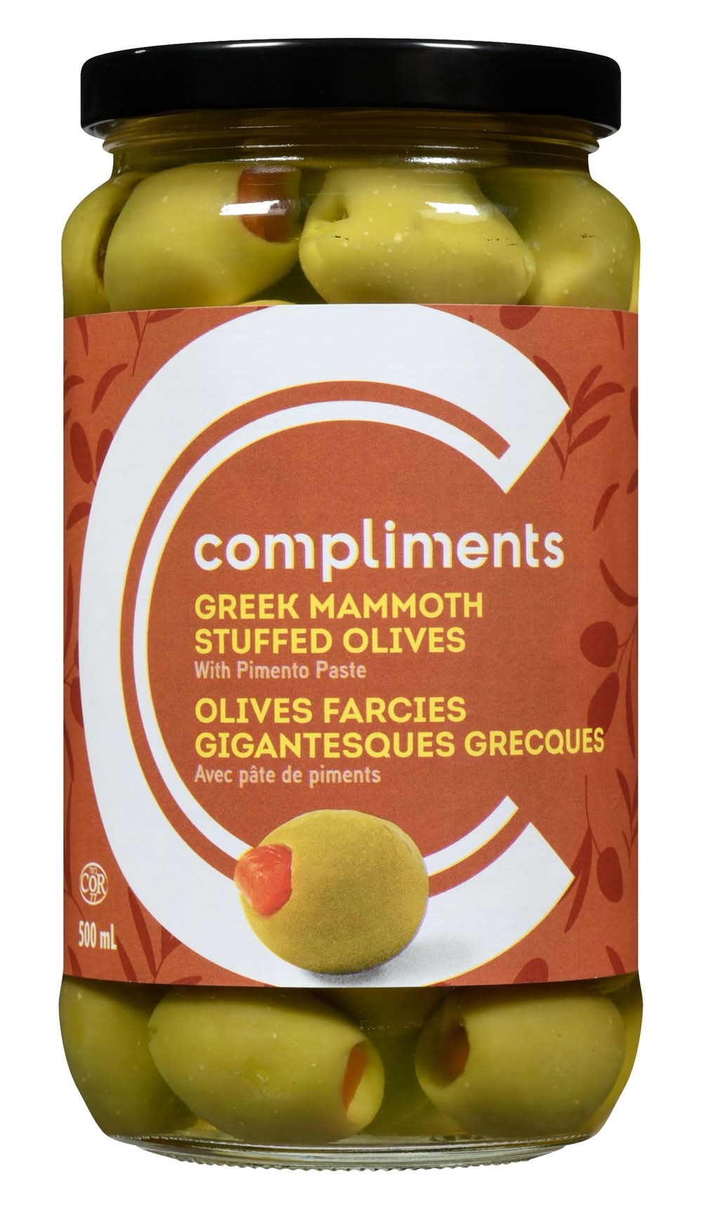 Compliments Mammoth Stuffed Olives (500 g)