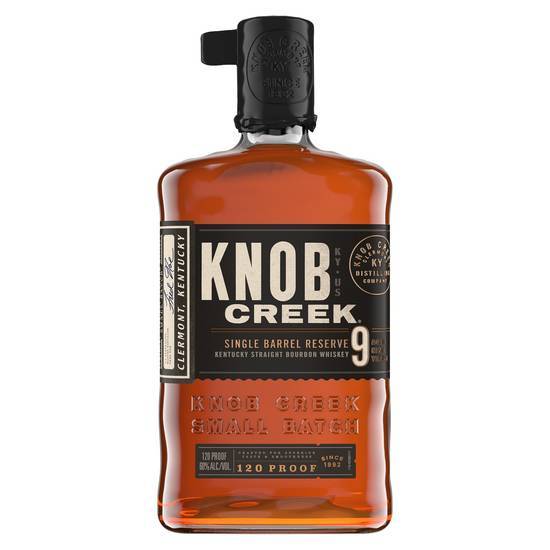 Knob Creek 9 Year Old Single Barrel Reserve Kentucky Straight Bourbon Whiskey Liquor (750 ml)
