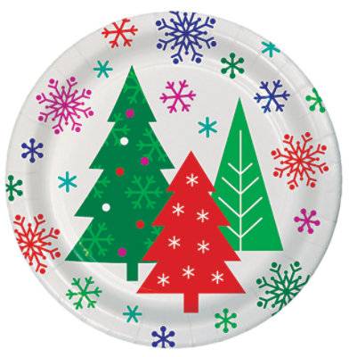 Ssel Merry Evr Lunch Plates - 8 Ct