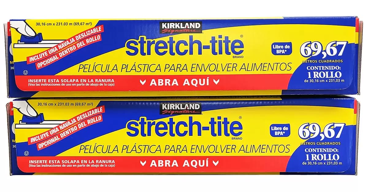 Kirkland Signature · Film plástico adherente stretch-tite (2 un) (2 un)