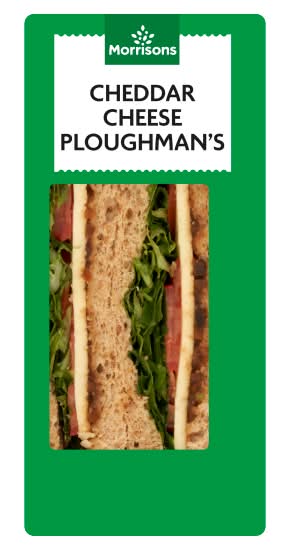 Morrisons Cheddar Cheese Ploughman's on Malted Bread Sandwich