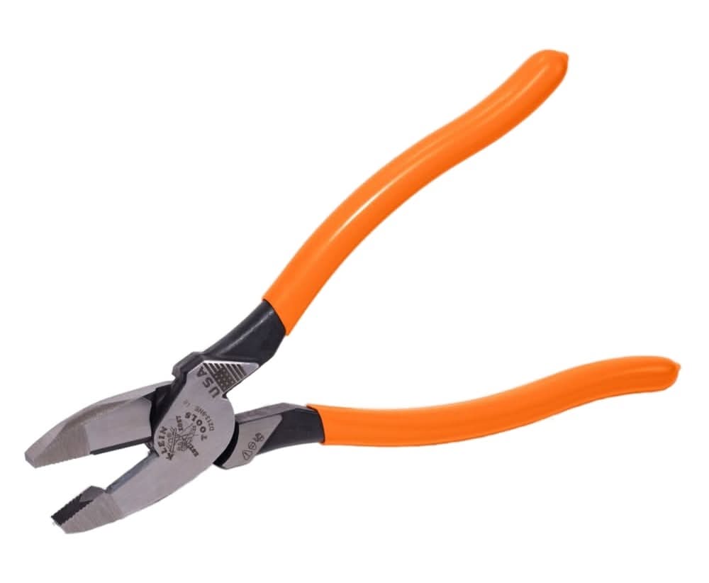 Klein Tools Lineman's Pliers, New England Nose, 9-Inch