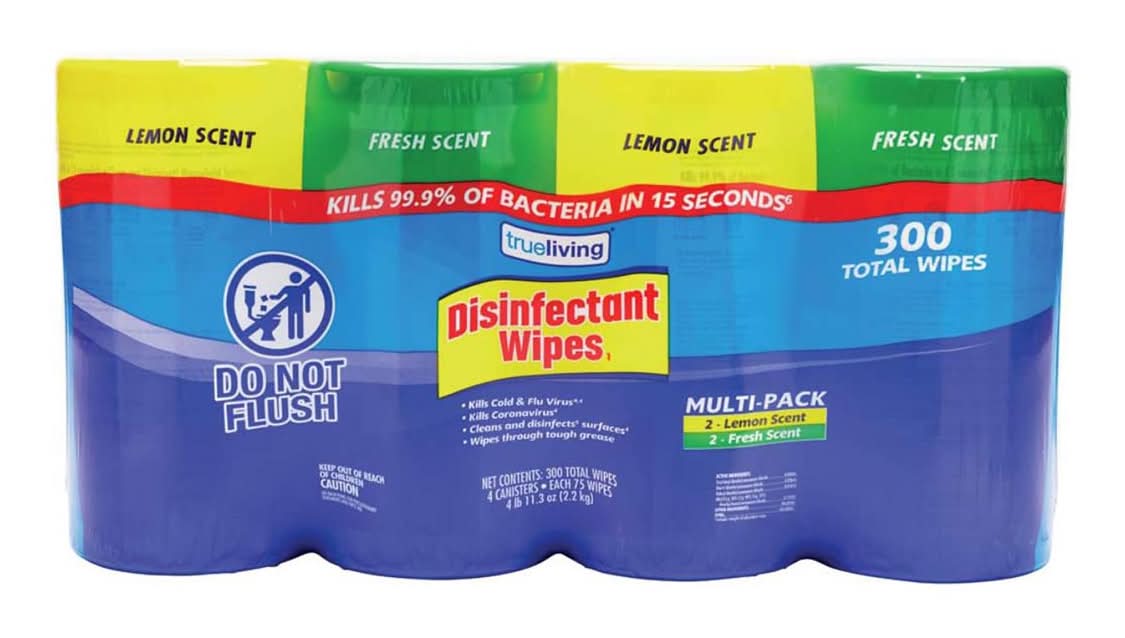 Dg Home Disinfectant Lemon Fresh Wipes 300 Count