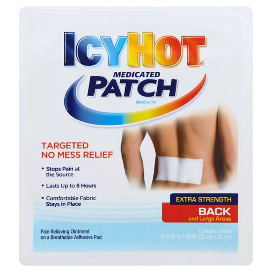 Icy Hot Extra Strength Pain Relief Back Patch (1 ct)