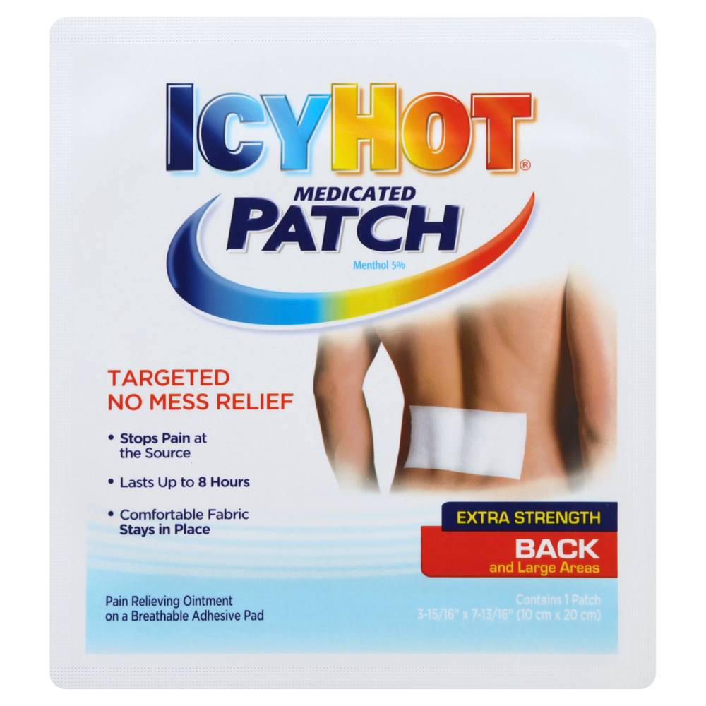 Icy Hot Extra Strength Pain Relief Back Patch (1.1 oz)