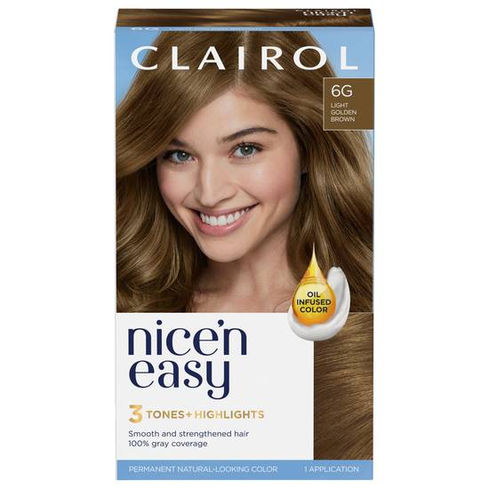 Clairol 6g Light Golden Brown Hair Dye (1 ct)