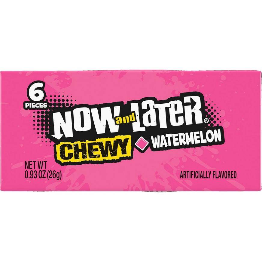 Now & Later Watermelon Chews (6 ct)