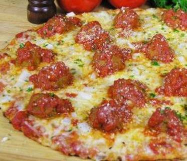 Meatball Pizza