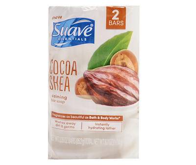 Cocoa Shea Calming Bar Soap, 2-Pack