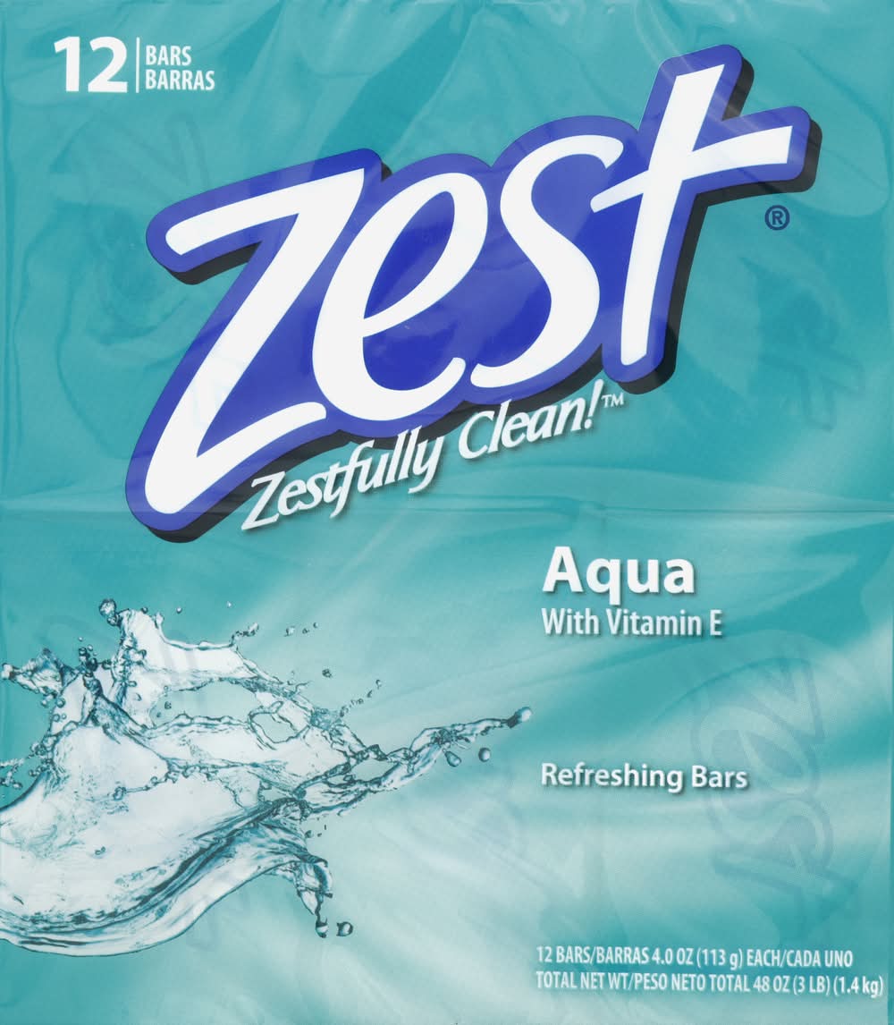 Zest Fully Clean Aqua Refreshing Bars (3 lbs)