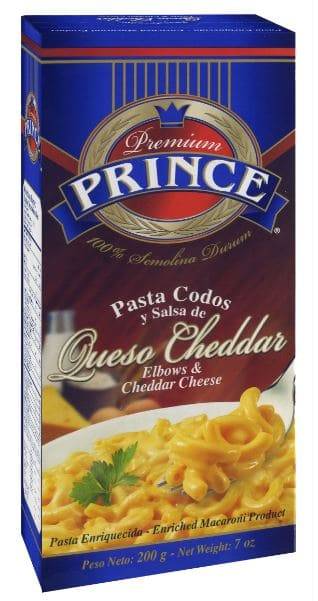 Prince codos con salsa de queso (200 g)