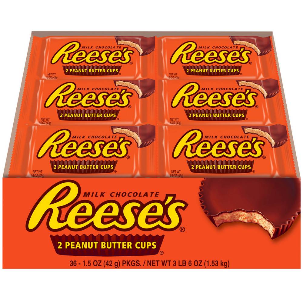 Reese's Peanut Butter Cups - 36/1.5 oz (36 Units)