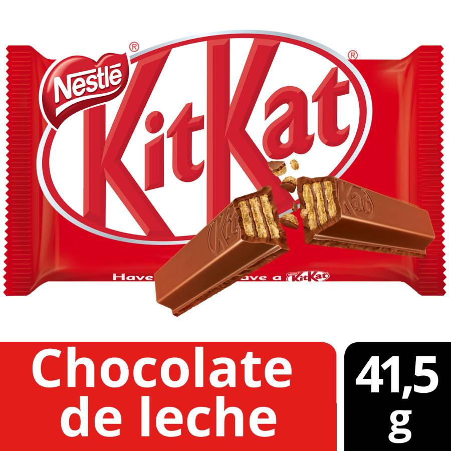 Kit Kat oblea bañada con chocolate