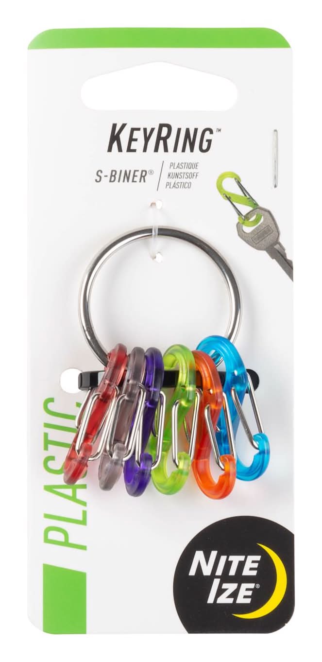 Nite Ize Keyring Stainless Steel Assorted S-Biner Keychain