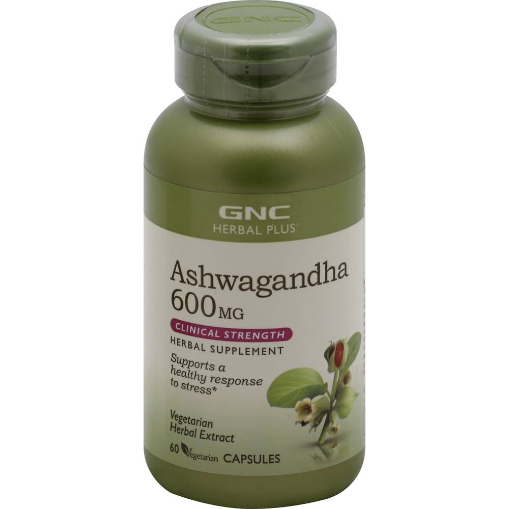 GNC 600 Mg Ashwagandha (60 ct)