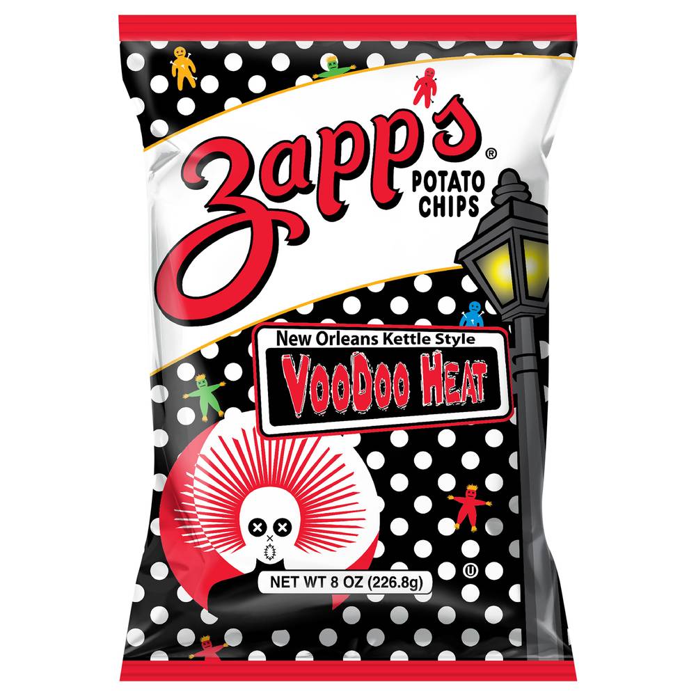 Zapp's Voodoo Heat New Orleans Kettle Style Potato Chips (8 oz)