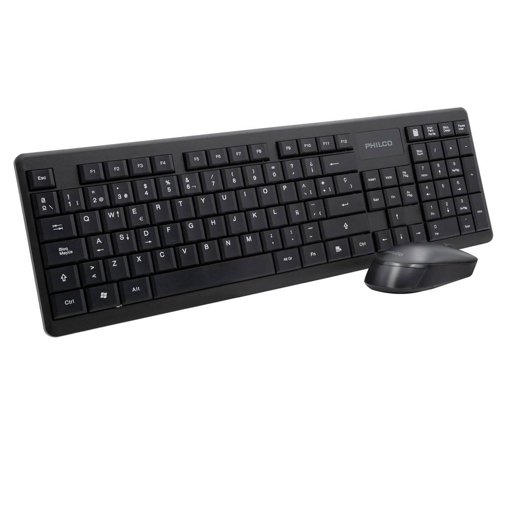 Philco · Combo inalámbrico mouse + teclado (2 un)