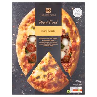 Co-op Irresistible Wood Fired Margherita 250g
