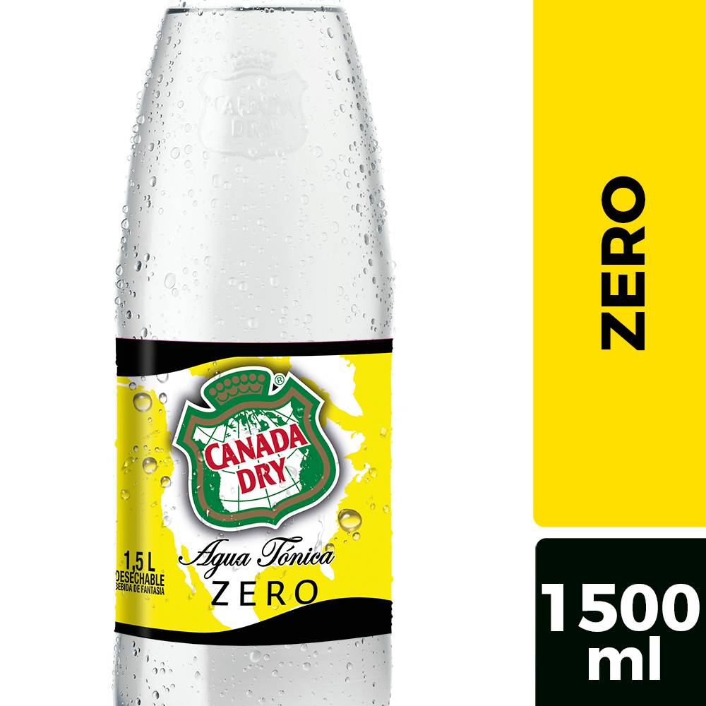 Canada Dry · Agua tónica zero (1,5 L)