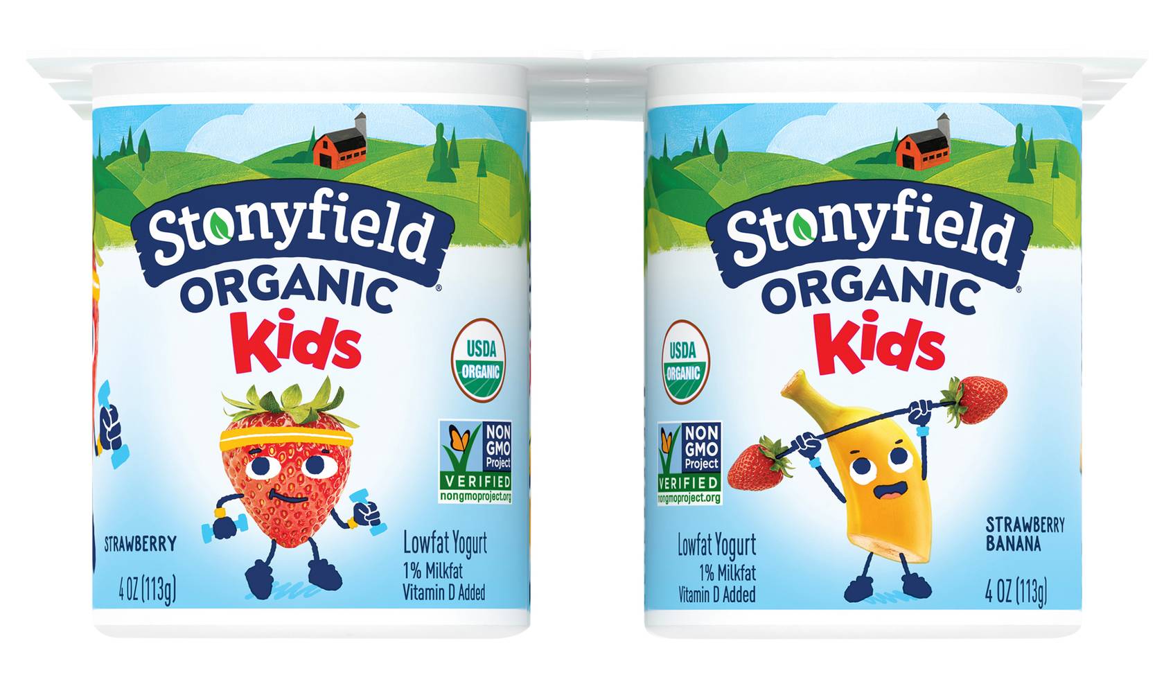 Stonyfield Organic Strawberry Banana Yogurt (1.5 lbs)