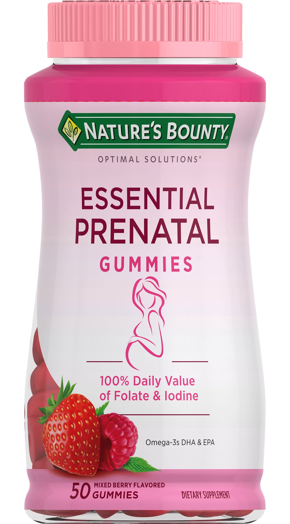 Nature's Bounty Optimal Solutions Gummies Mixed Berry Flavored Essential Prenatal (0.01 oz)
