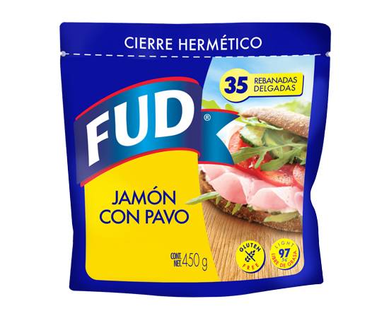 Fud Jamón Pavo Ziploc 450 g