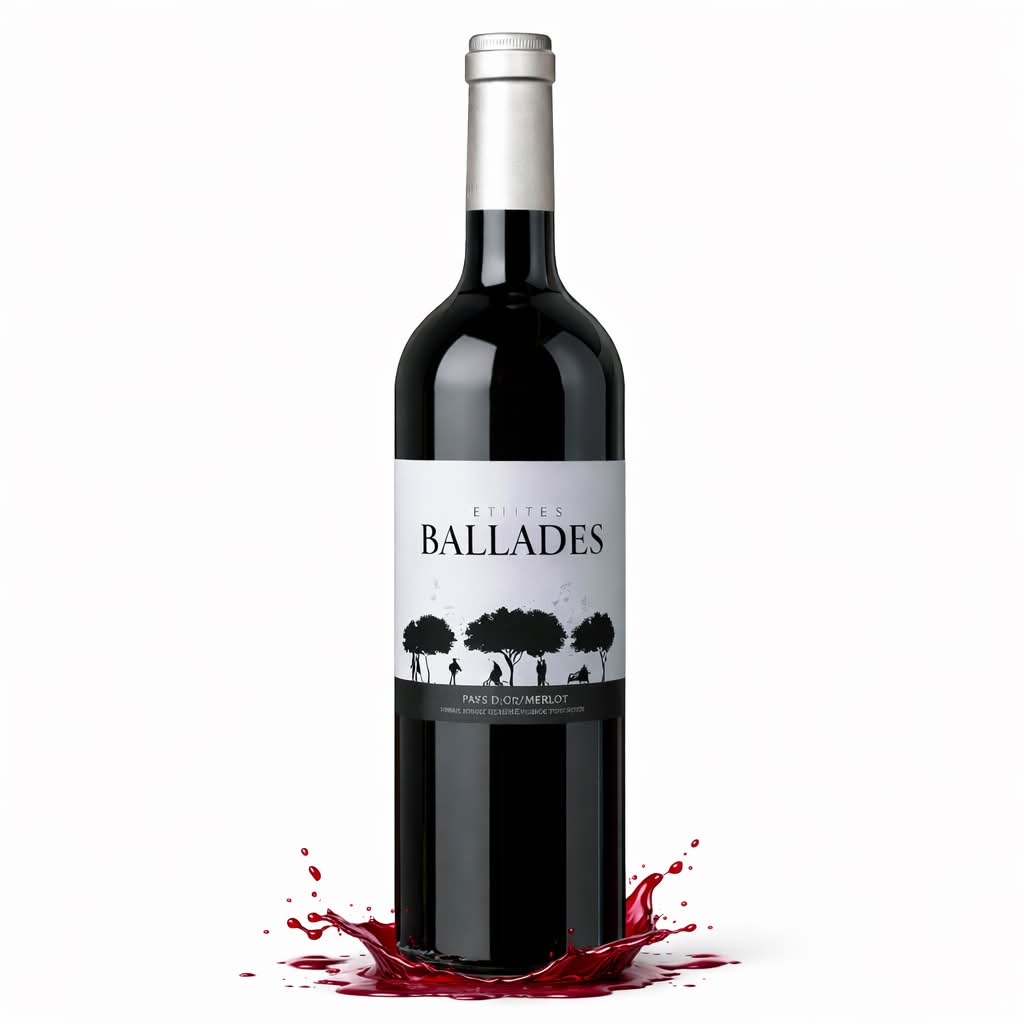 VIN ROUGE Petites ballades 75 CL