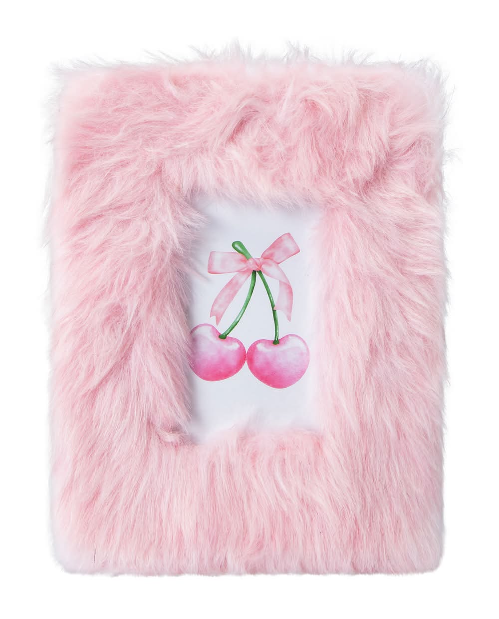 Fur Photo Frame Pink