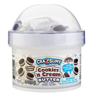 Cra-Z-Slimy Dome Topper Cookies and Cream Putty Toys 6+ Years (16 ct)