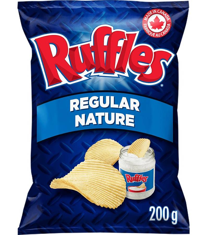 Ruffles nature croustilles - regular potato chips