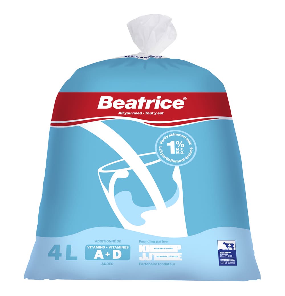 Beatrice 1% M.f Partly Skimmed Milk (4 L)