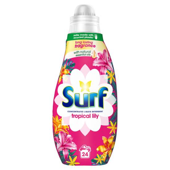 Surf Tropical Lily Concentrated Liquid Laundry Detergent 24 Washes