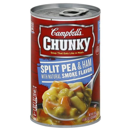 Campbell's Chunky Split Pea & Ham With Natural Smoked Soup