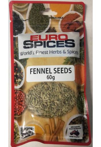 Euro Spices Fennel Seeds 50g