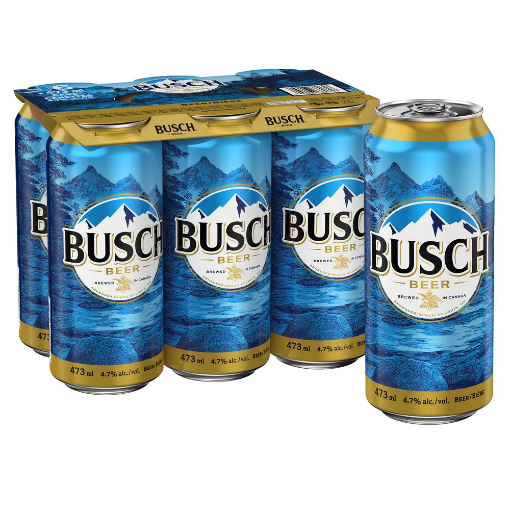 Busch Lager Beer (473 ml)