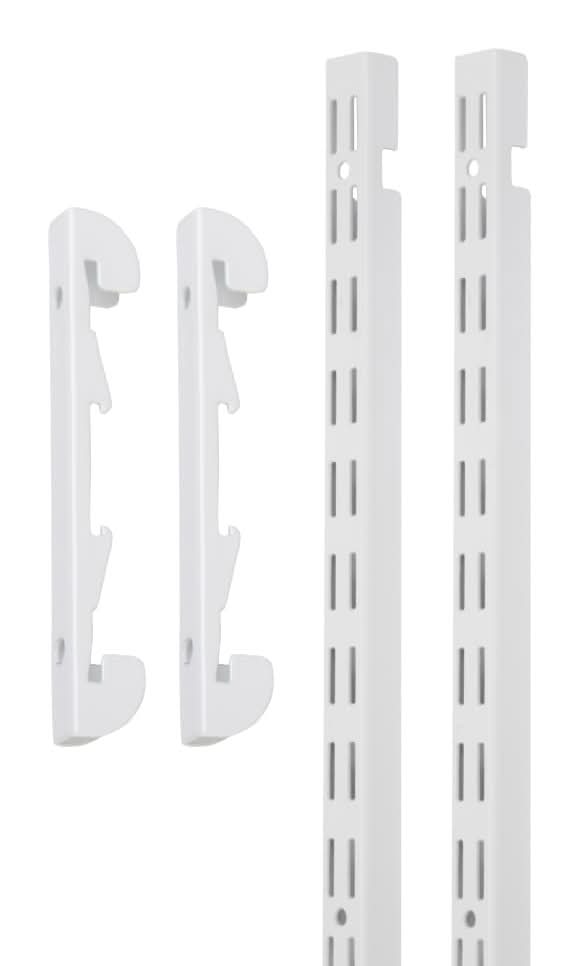 Closetmaid ShelfTrack 2-Pack 30-in Adjustable Mount Steel Hardware Kit