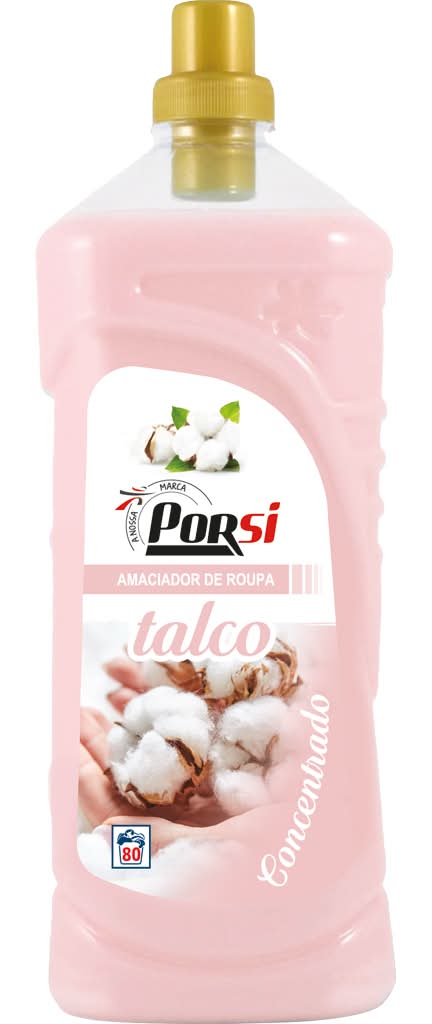 PorSi  - Amaciador concentrado talco, 80 doses