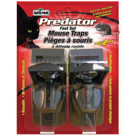 Wilson predator pi ges souris installation rapide- wilson predator-2pc (pieges a souris a installation rapide- wilson predator) - fast set mouse traps (2 units)