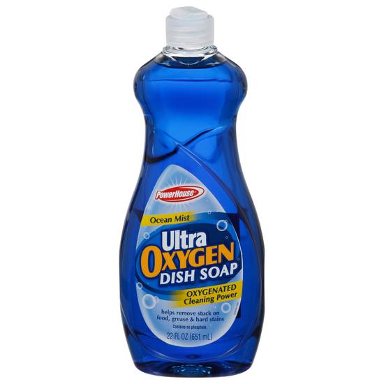 Powerhouse Ultra Oxygen Ocean Mist Scent Dish Soap (25 fl oz)