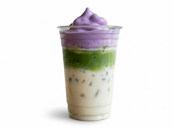 Ube Matcha Latte
