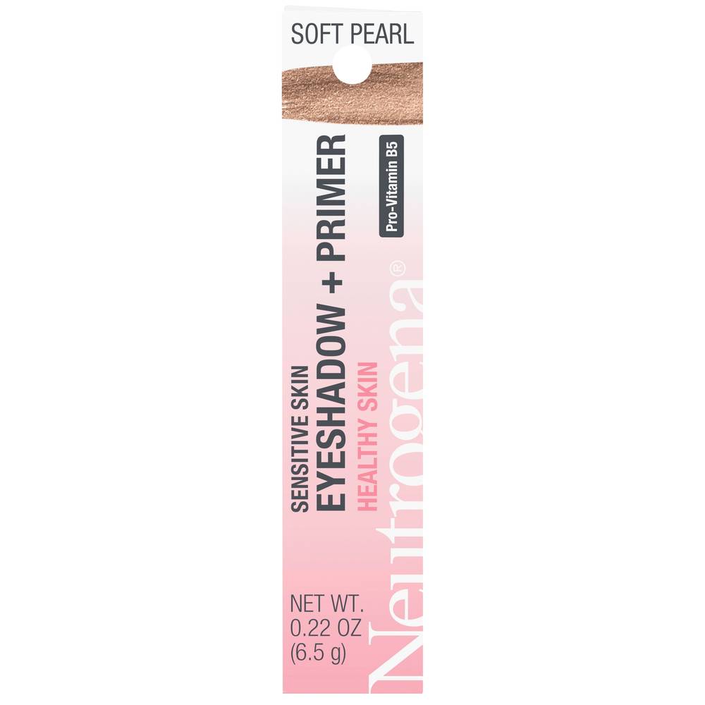 Neutrogena Soft Pearl Healthy Skin Sensitive Skin Eyeshadow + Primer, Soft Pearl (0.22 oz)