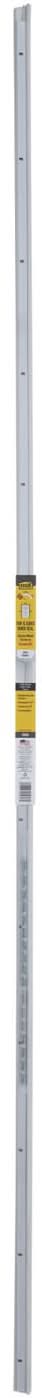 M-D Building Products White Aluminum/Vinyl Weatherstrip Set For Door Jambs 36 In. L X 1 In.