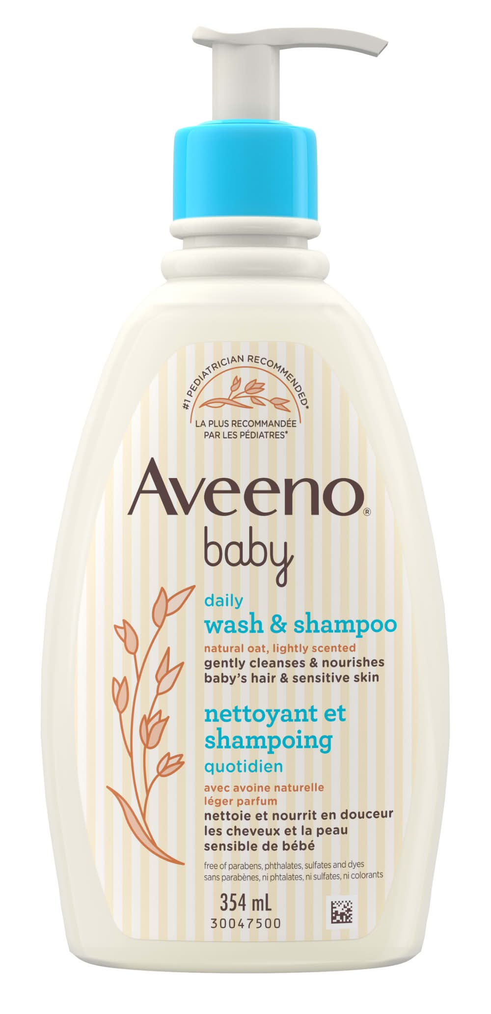 Aveeno Baby Lightly Scented Wash & Shampoo For Hair & Body (1 ml)