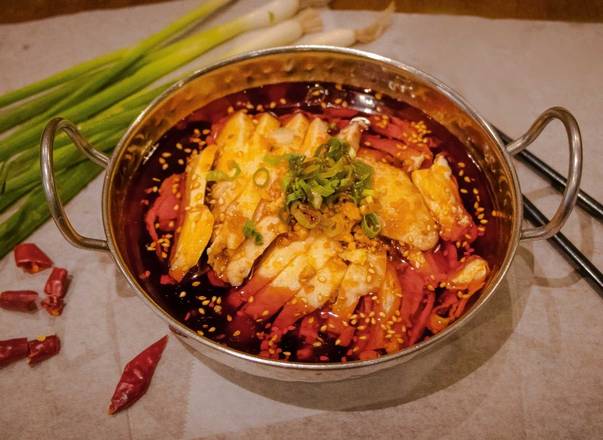 Cold Sliced Chicken in Spicy Chili Oil