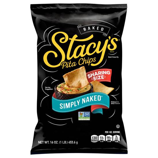 Stacy's Baked Simply Naked Sharing Size Pita Chips