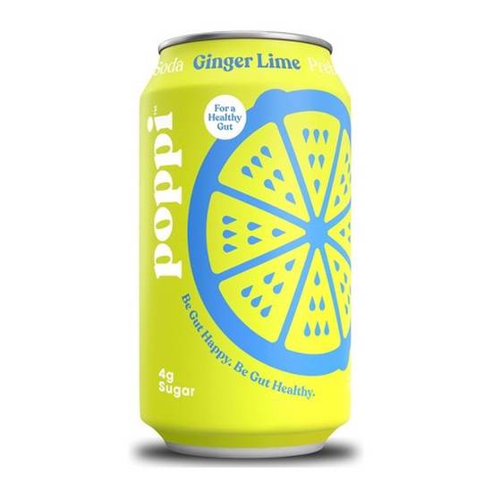 Poppi (Ginger Lime) Sparkling Prebiotic Soda