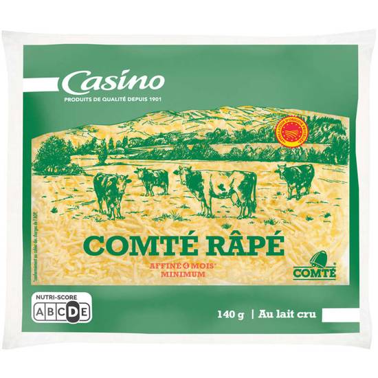 CASINO - Fromage râpé - Comté  - 140g