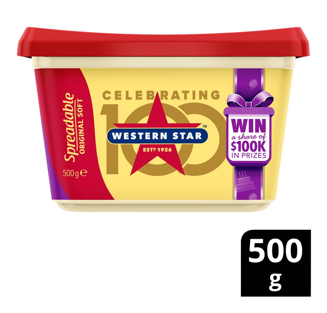 Western Star Original Soft Spreadable Butter (500g)